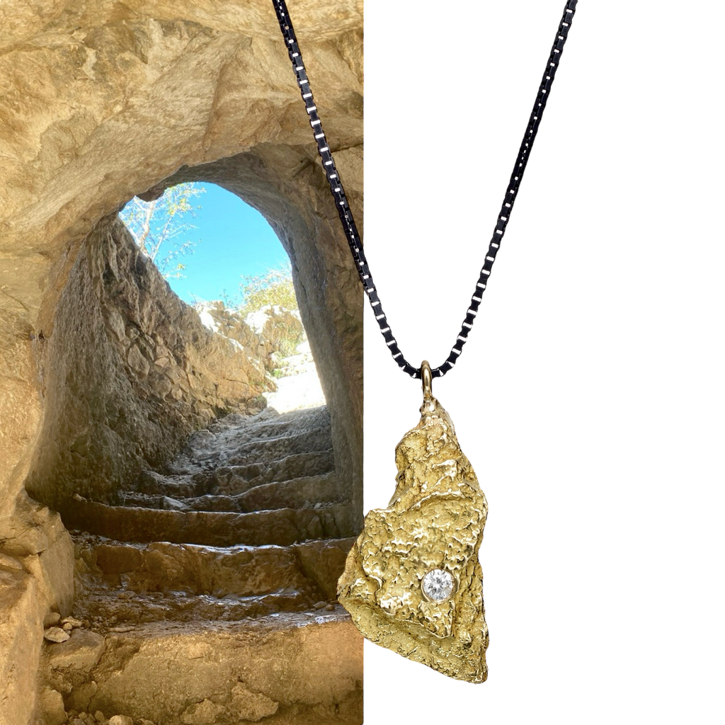 Burst Sculptural Fine Jewelry Collection by international artist, Emanuela Duca - 18k gold, sterling silver, diamonds, and precious gems.