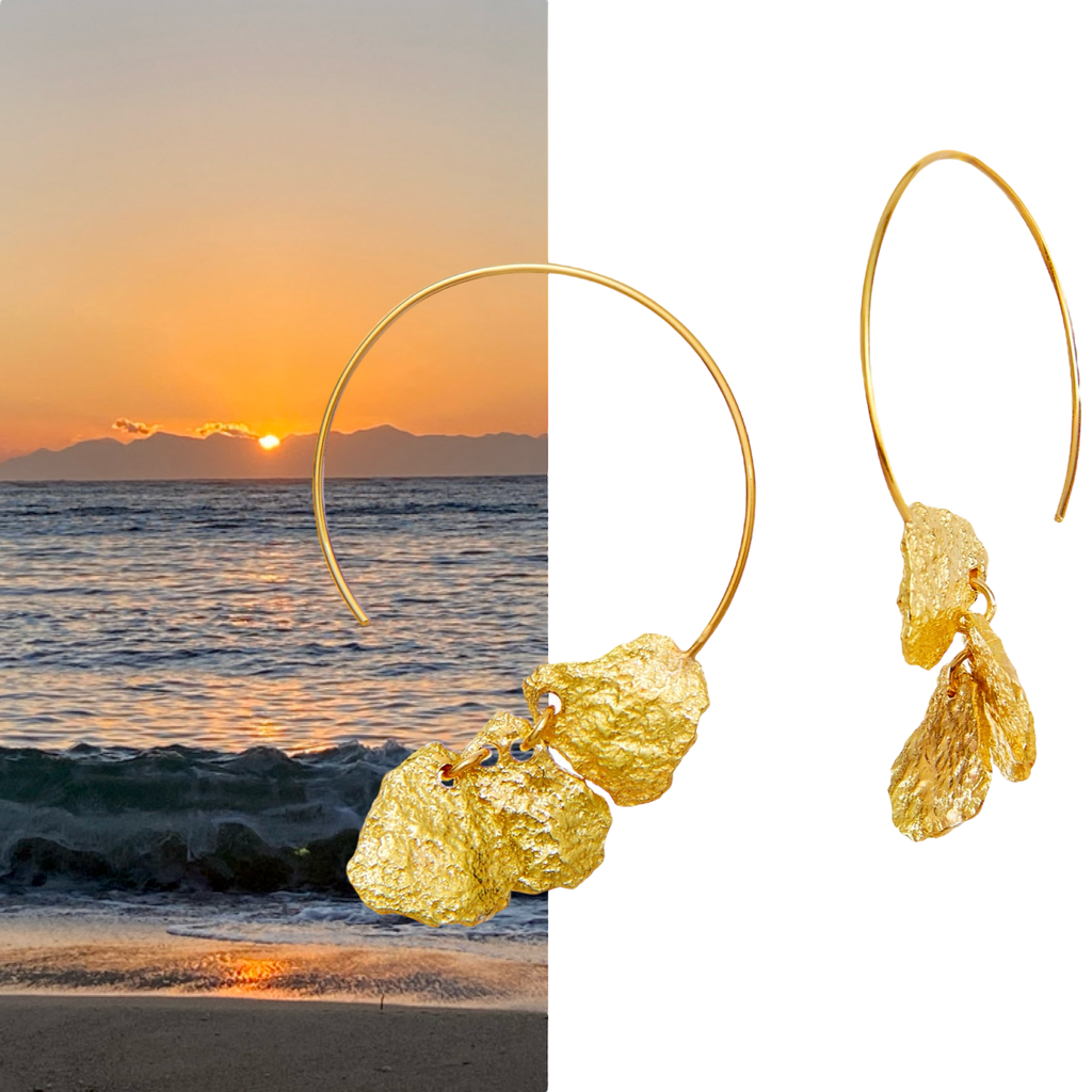 Floating In The Dark Sculptural Fine Jewelry Collection by international artist, Emanuela Duca - 18k gold, sterling silver, diamonds, and precious gems.