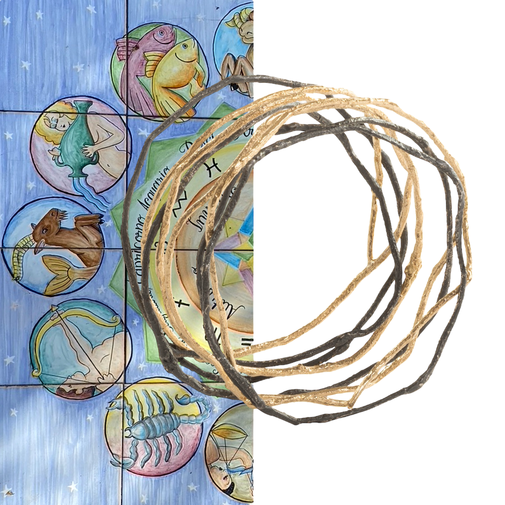 Colibri' Sculptural Fine Jewelry Collection by international artist, Emanuela Duca - 18k gold, sterling silver, diamonds, and precious gems.