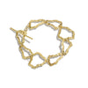 Sunshine Free-Form Bracelet by Emanuela Duca. Sculptural Fine Jewelry Handcrafted in 18k, Sterling Silver, Bronze, diamonds, and precious gems - Made in Rome & New York