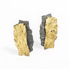 Sunshine Wearable Sculpture Earrings by Emanuela Duca. Sculptural Fine Jewelry Handcrafted in 18k, Sterling Silver, Bronze, diamonds, and precious gems - Made in Rome & New York