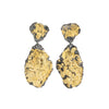 Sunshine Gold Leaf 18k Gold Earrings by Emanuela Duca. Sculptural Fine Jewelry Handcrafted in 18k, Sterling Silver, Bronze, diamonds, and precious gems - Made in Rome & New York