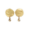 Sunshine Little Suns 18k Gold Earrings by Emanuela Duca. Sculptural Fine Jewelry Handcrafted in 18k, Sterling Silver, Bronze, diamonds, and precious gems - Made in Rome & New York