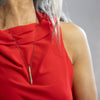 "In Love With Life" Necklace by Emanuela Duca. Sculptural Fine Jewelry Handcrafted in 18k, Sterling Silver, Bronze, diamonds, and precious gems - Made in Rome & New York