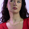 Sunshine Free-Form 18k Gold Necklace by Emanuela Duca. Sculptural Fine Jewelry Handcrafted in 18k, Sterling Silver, Bronze, diamonds, and precious gems - Made in Rome & New York