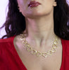 Sunshine Free-Form 18k Gold Necklace by Emanuela Duca. Sculptural Fine Jewelry Handcrafted in 18k, Sterling Silver, Bronze, diamonds, and precious gems - Made in Rome & New York